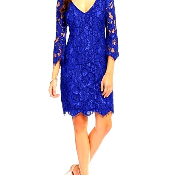 Badgley Mischka Dresses & Skirts - Badgly Mischka Royal blue dress size 8